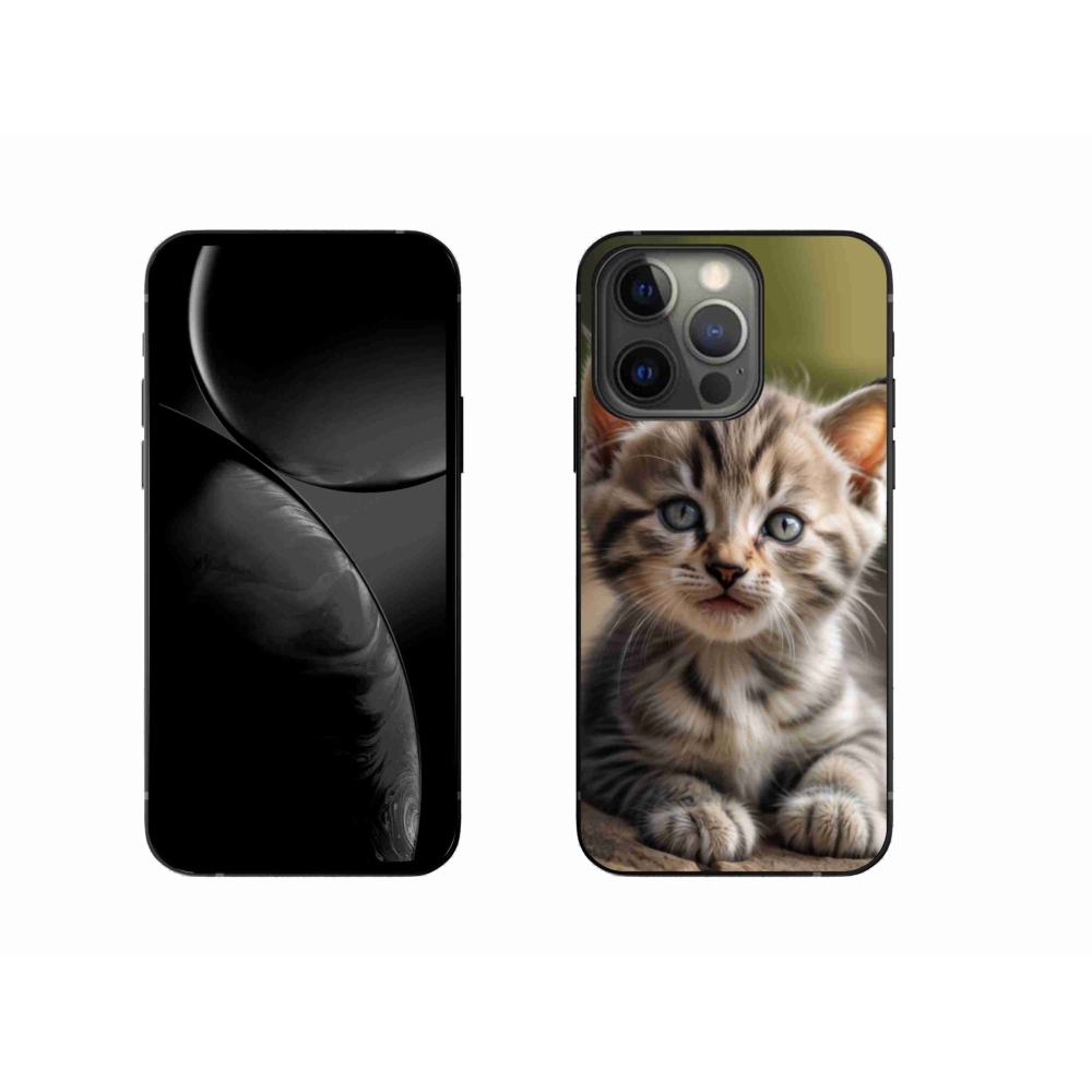 Gélový kryt mmCase na iPhone 13 Pro - roztomilé mačiatko 9