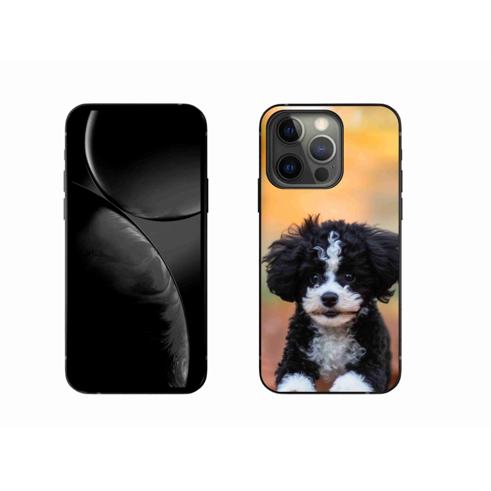 Gélový kryt mmCase na iPhone 13 Pro - roztomilé šteňa 2