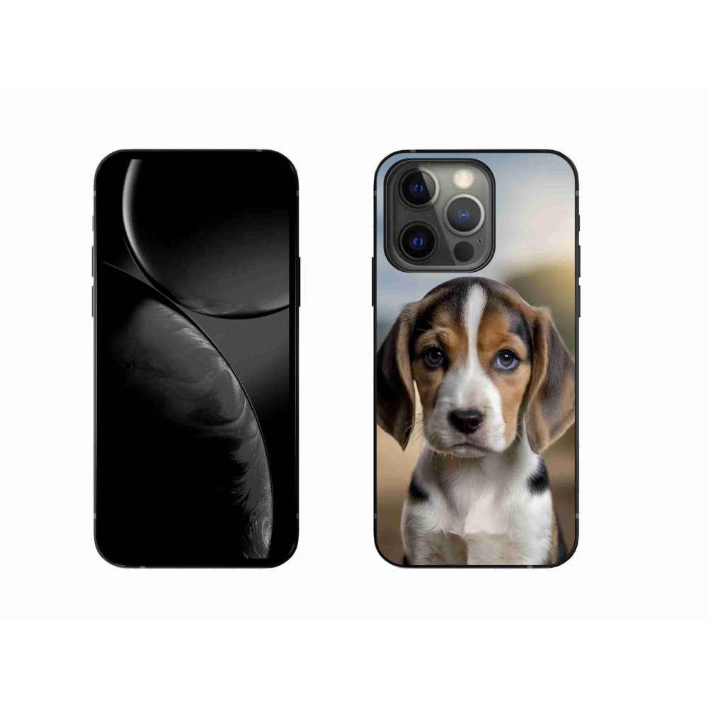 Gélový kryt mmCase na iPhone 13 Pro - roztomilý bígl