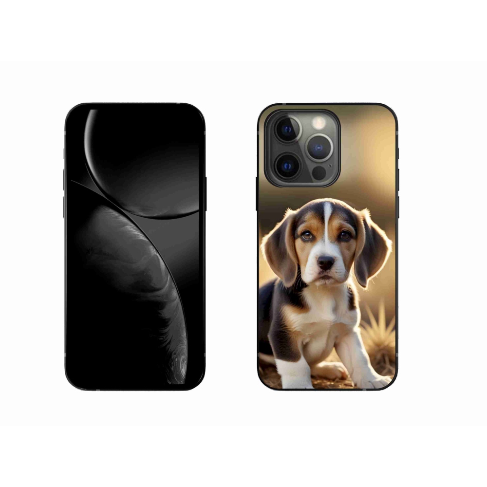Gélový kryt mmCase na iPhone 13 Pro - roztomilý bígl