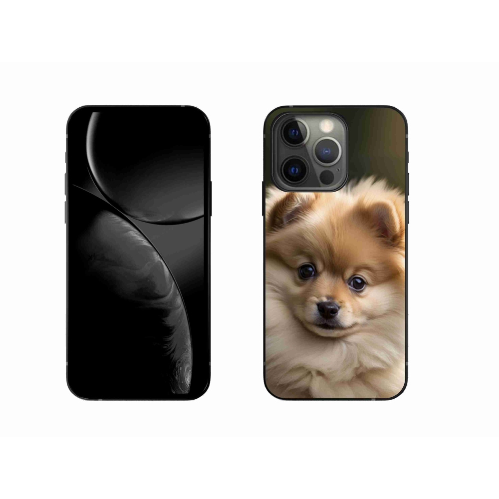 Gélový kryt mmCase na iPhone 13 Pro - roztomilý pomeranian 2