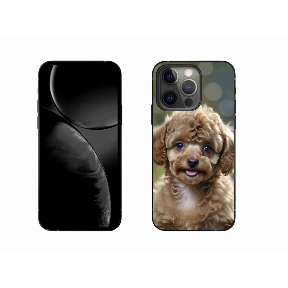 Gélový kryt mmCase na iPhone 13 Pro - roztomilý pudel