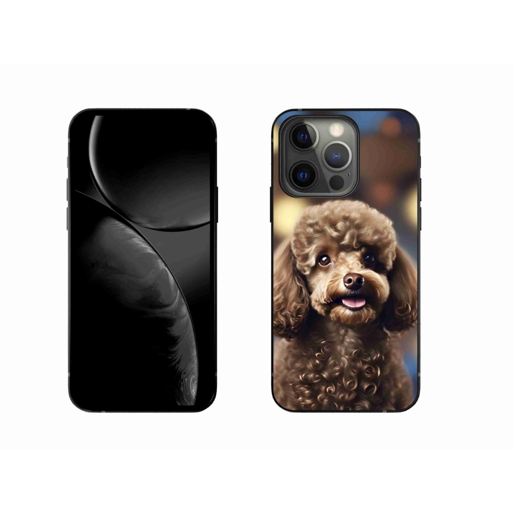 Gélový kryt mmCase na iPhone 13 Pro - roztomilý pudel