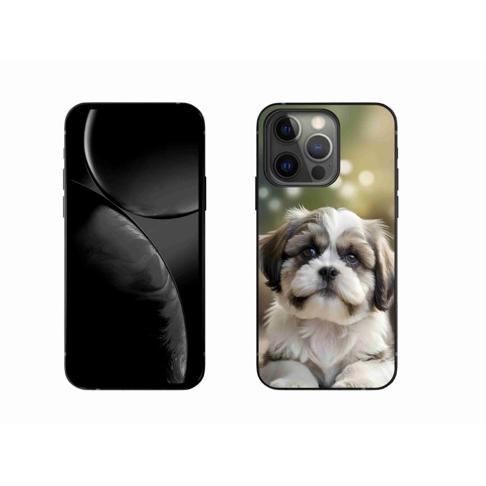 Gélový kryt mmCase na iPhone 13 Pro - roztomilý shih-tzu
