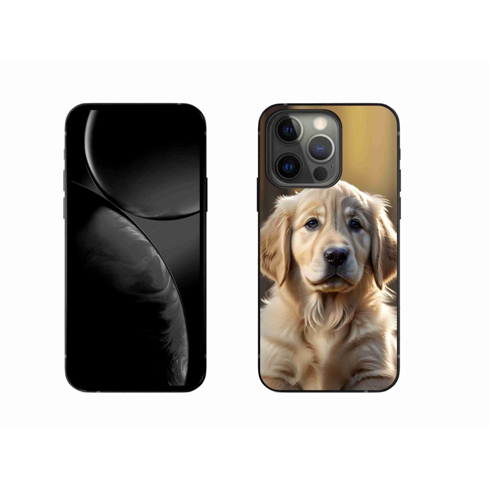 Gélový kryt mmCase na iPhone 13 Pro - roztomilý zlatý retriever