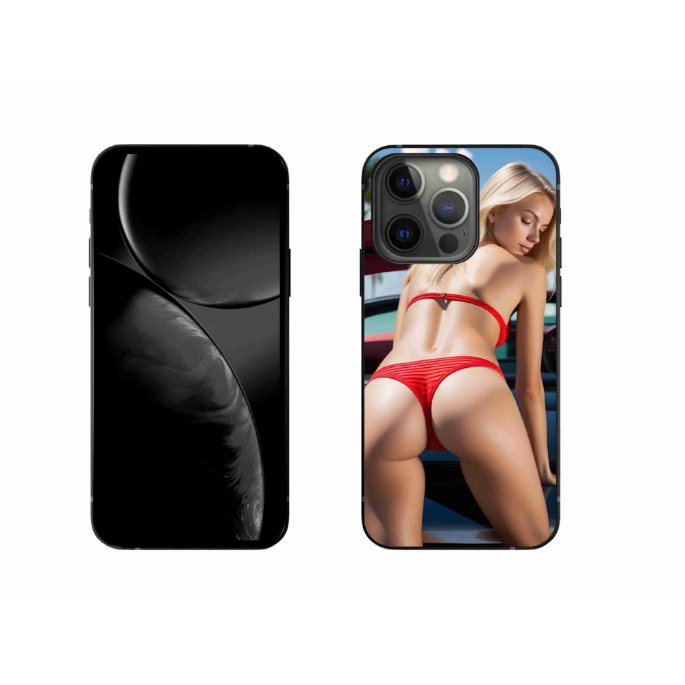 Gélový kryt mmCase na iPhone 13 Pro - sexy žena 2