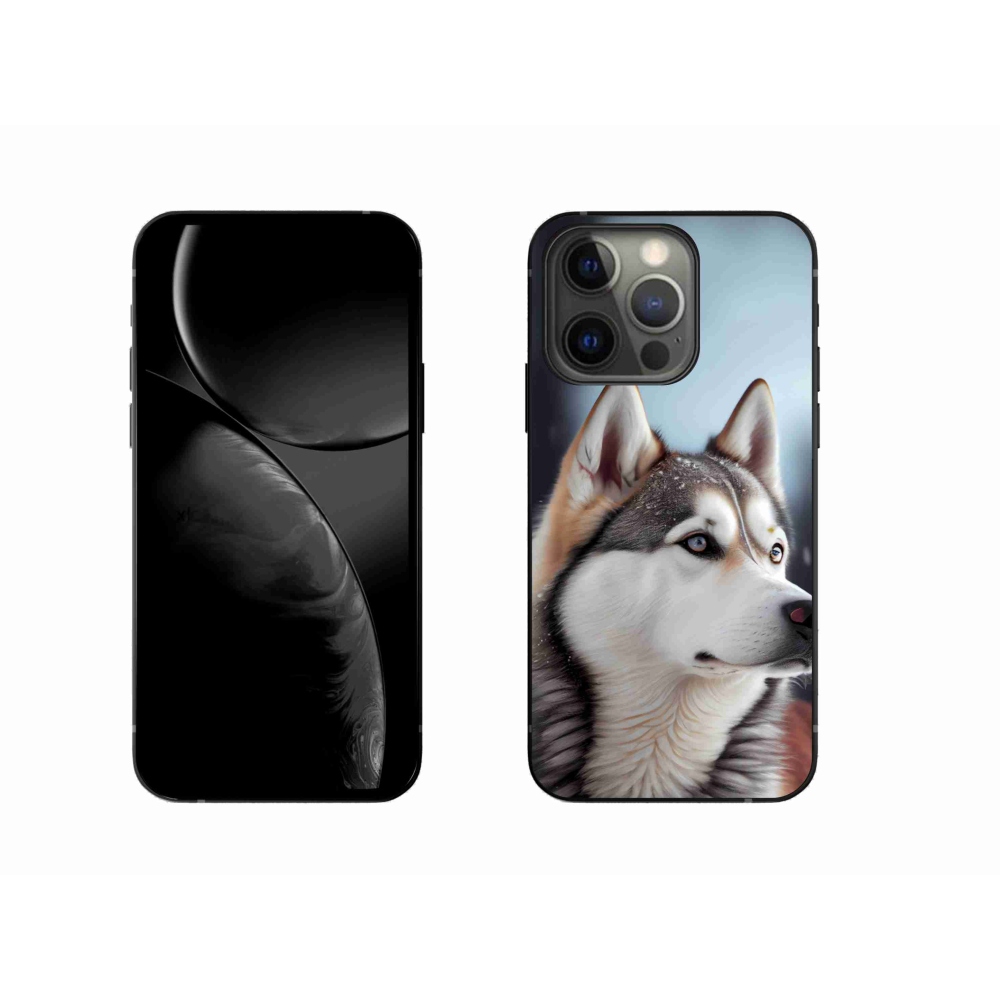 Gélový kryt mmCase na iPhone 13 Pro - sibírsky husky
