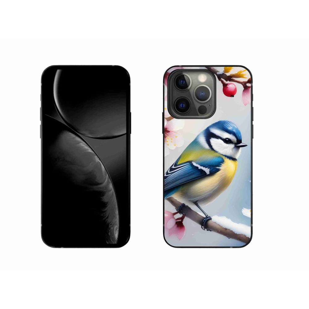 Gélový kryt mmCase na iPhone 13 Pro - sýkorka