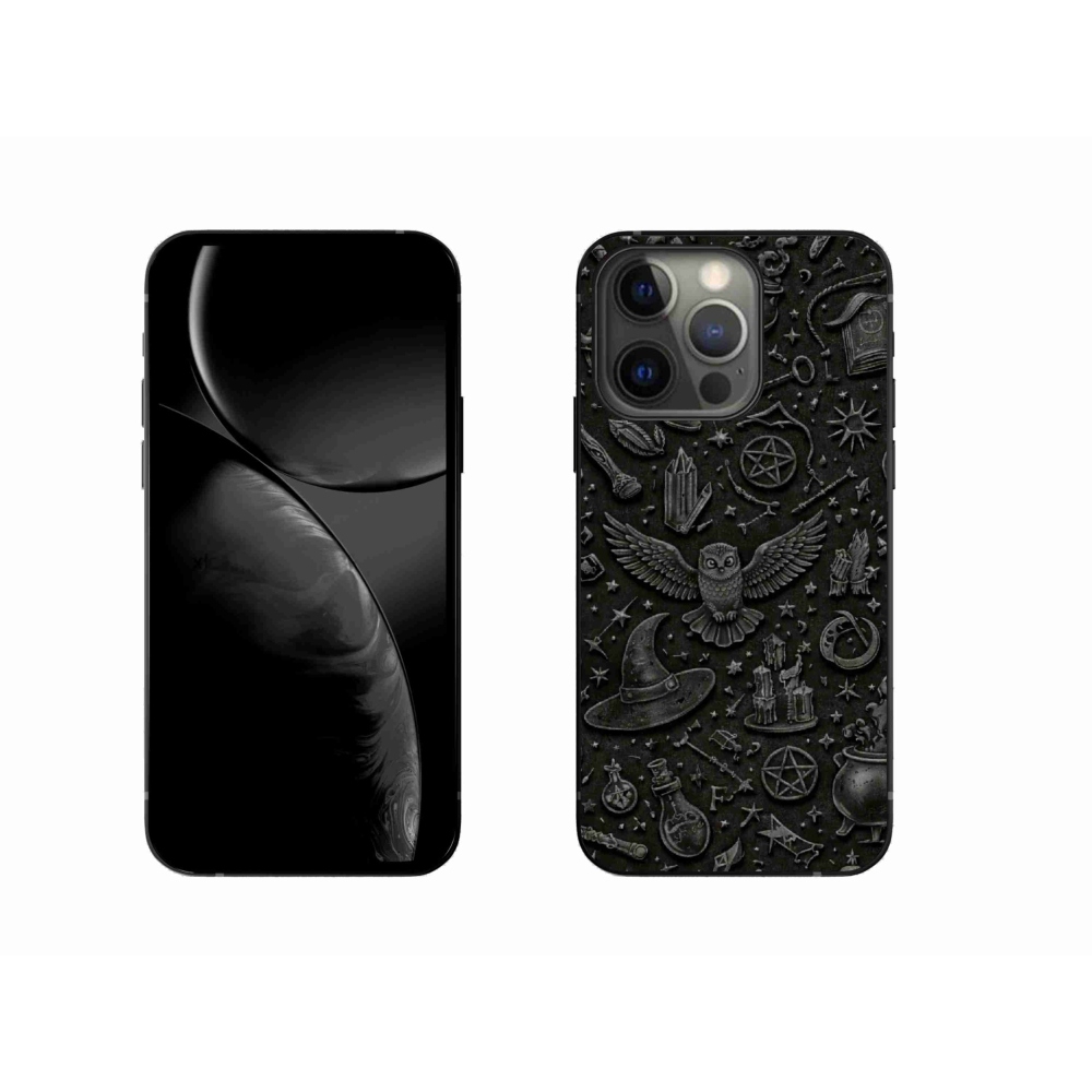 Gélový kryt mmCase na iPhone 13 Pro - tmavý magický svet