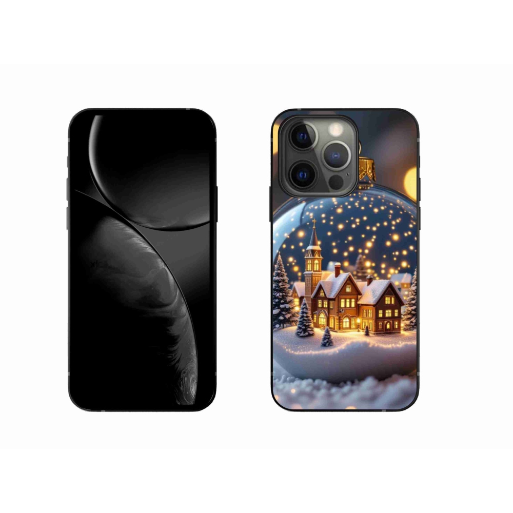 Gélový kryt mmCase na iPhone 13 Pro - vianočné gule 4