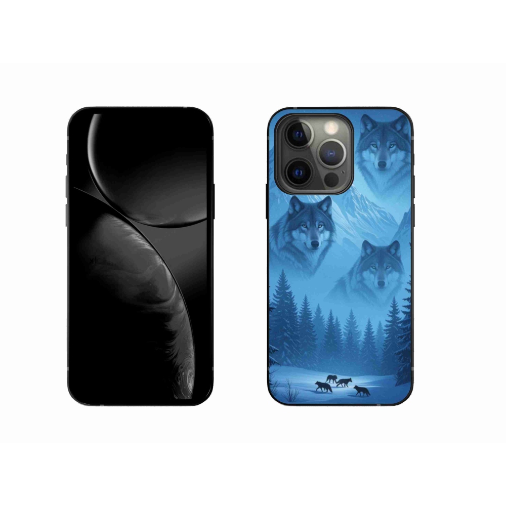 Gélový kryt mmCase na iPhone 13 Pro - vlčia svorka