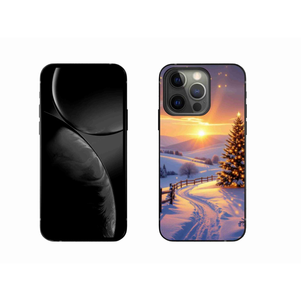 Gélový kryt mmCase na iPhone 13 Pro - zimná krajina