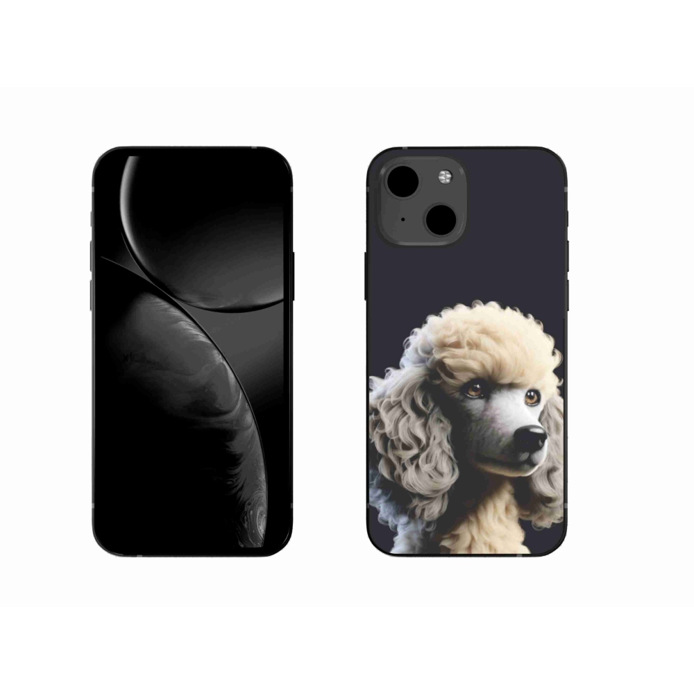 Gélový kryt mmCase na iPhone 13 - pudel