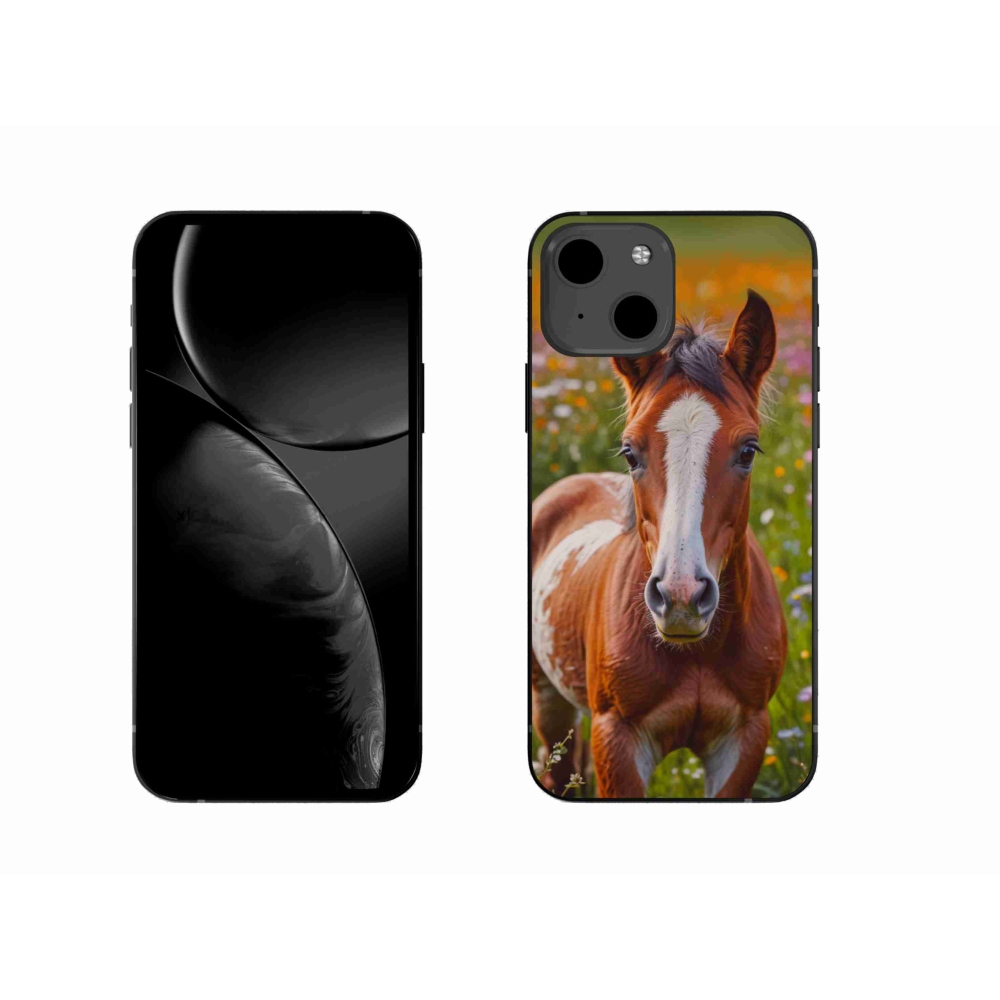 Gélový kryt mmCase na iPhone 13 - roztomilé žriebä
