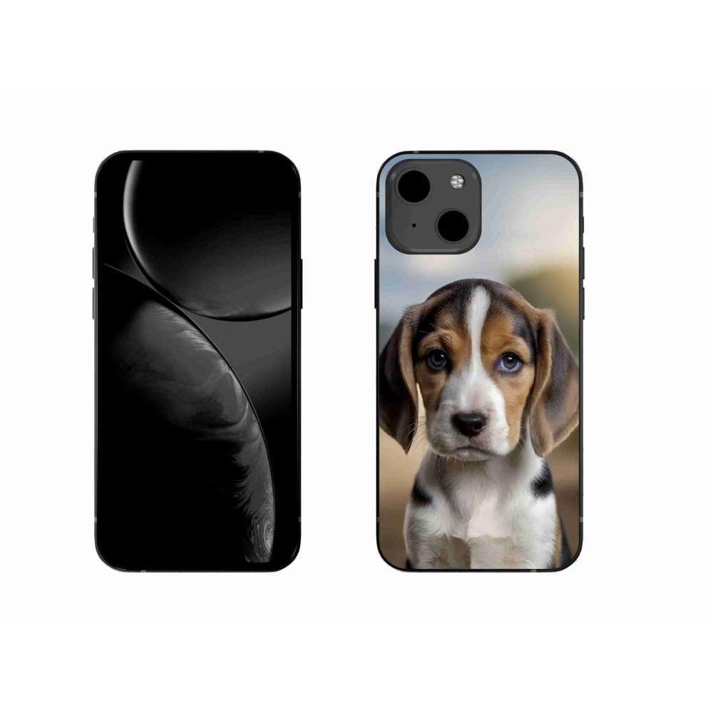 Gélový kryt mmCase na iPhone 13 - roztomilý bígl
