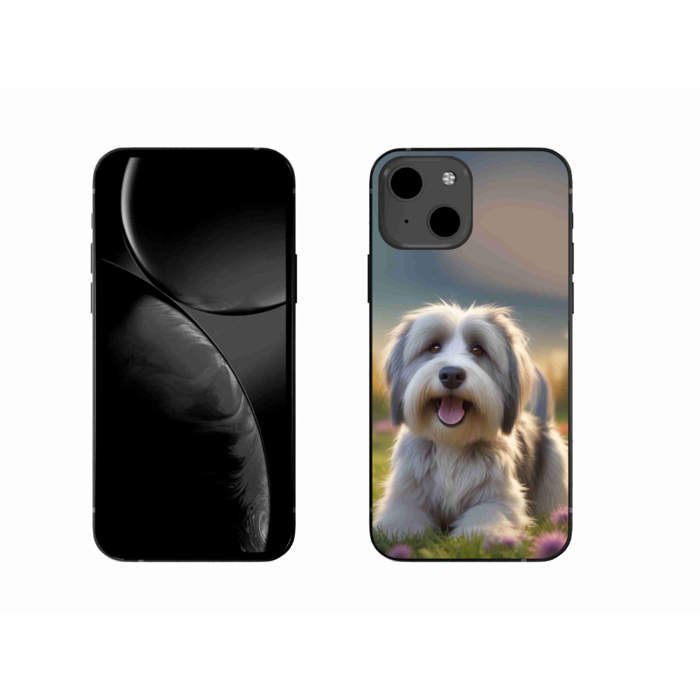 Gélový kryt mmCase na iPhone 13 - roztomilý havanský psík