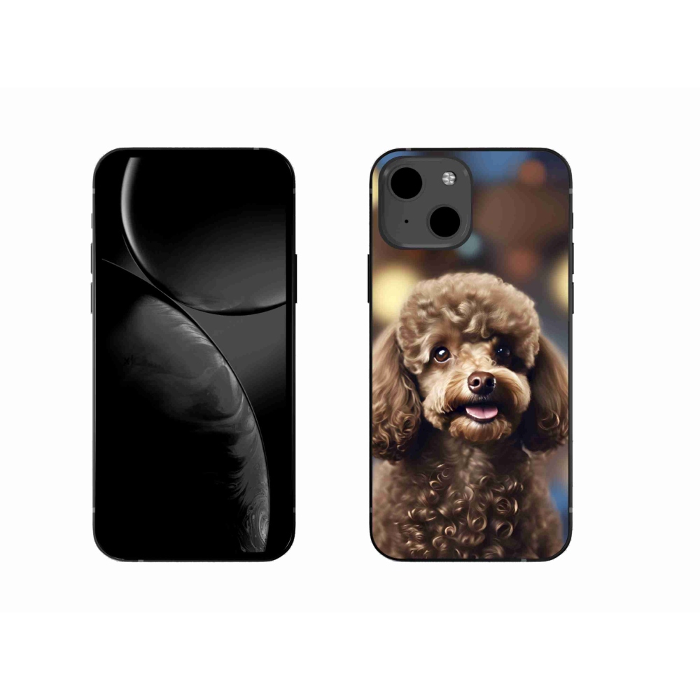 Gélový kryt mmCase na iPhone 13 - roztomilý pudel