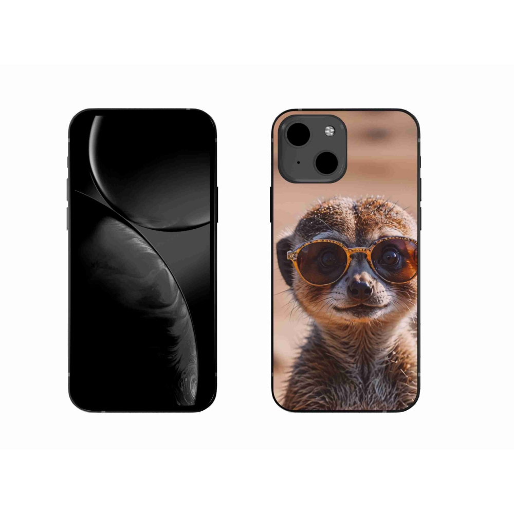 Gélový kryt mmCase na iPhone 13 - štýlová surikata