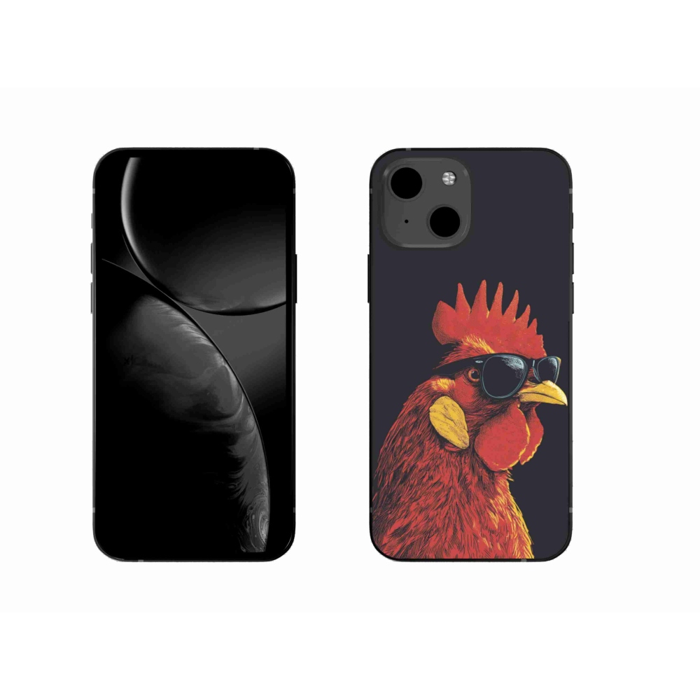 Gélový kryt mmCase na iPhone 13 - štýlový kohút