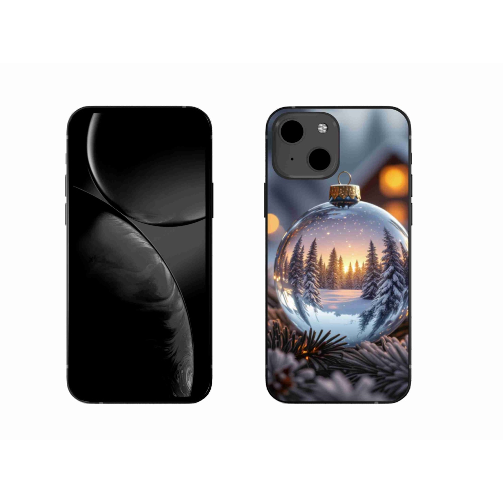 Gélový kryt mmCase na iPhone 13 - vianočná ozdoba