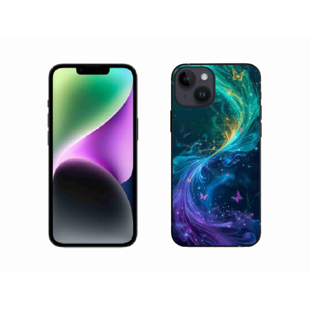 Gélový kryt mmCase na iPhone 14 - abstraktný motív 31