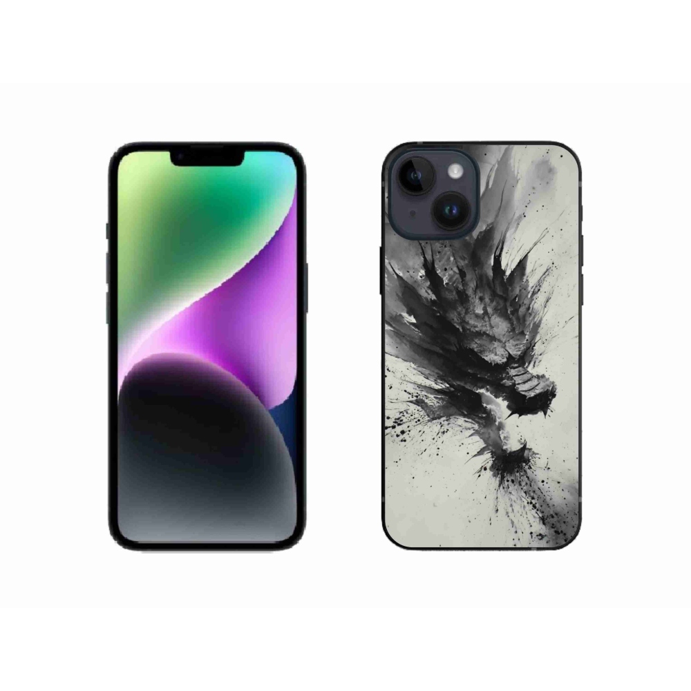 Gélový kryt mmCase na iPhone 14 - abstraktný motív 32