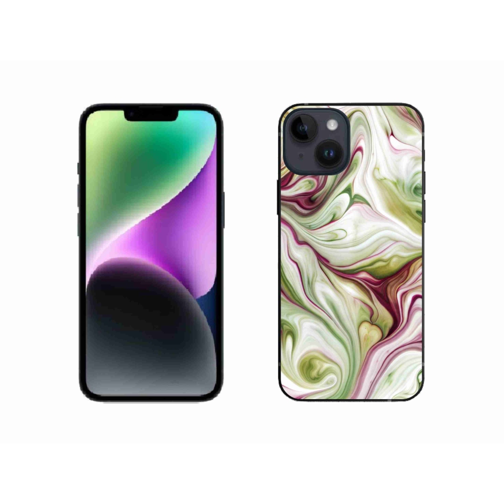 Gélový kryt mmCase na iPhone 14 - abstraktný motív 36