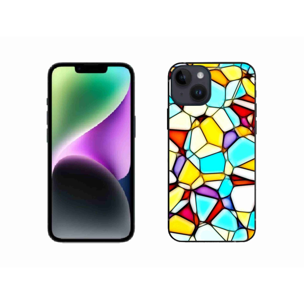 Gélový kryt mmCase na iPhone 14 - abstraktný motív 40