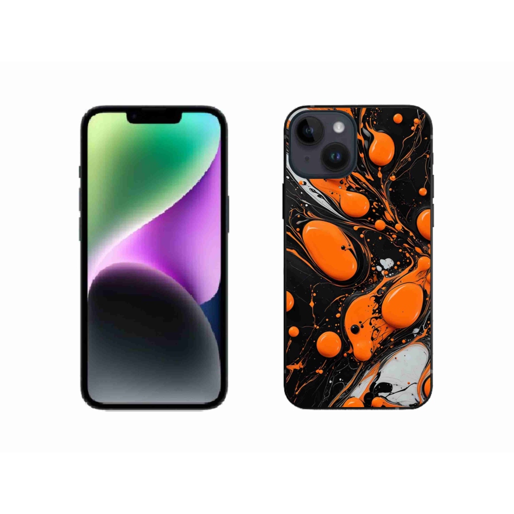 Gélový kryt mmCase na iPhone 14 - abstraktný motív 41