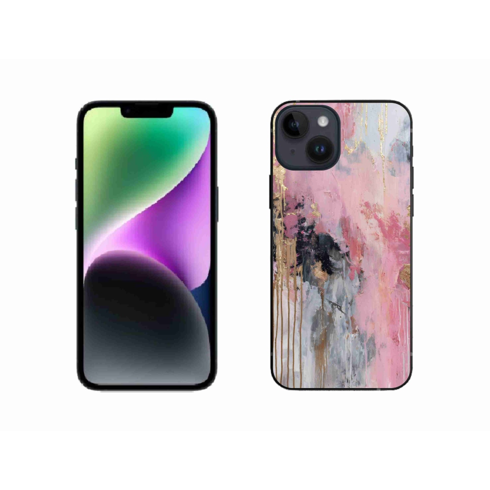 Gélový kryt mmCase na iPhone 14 - abstraktný motív 49