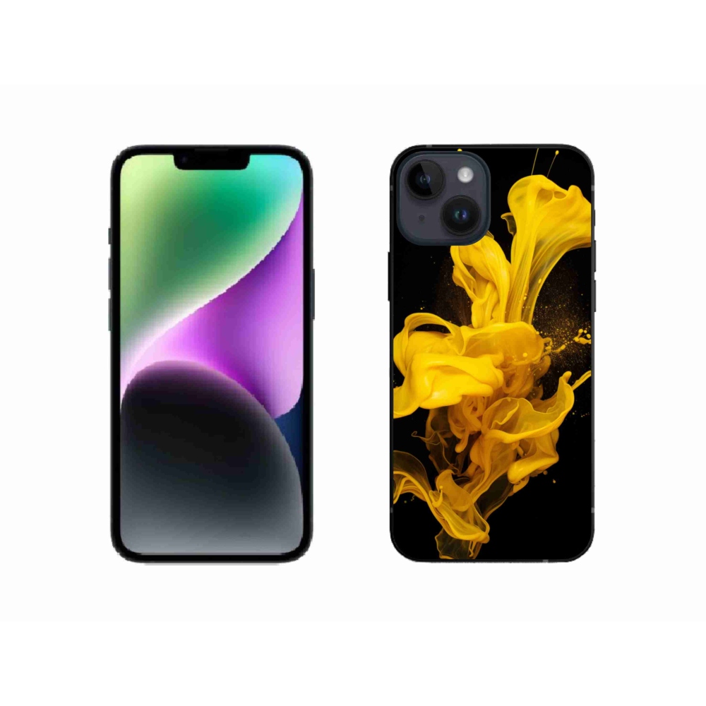 Gélový kryt mmCase na iPhone 14 - abstraktný motív 56