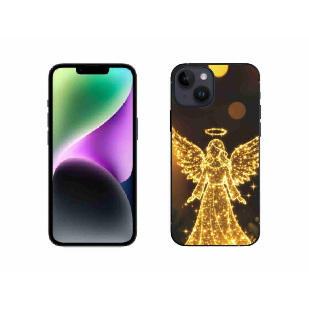 Gélový kryt mmCase na iPhone 14 - anjel