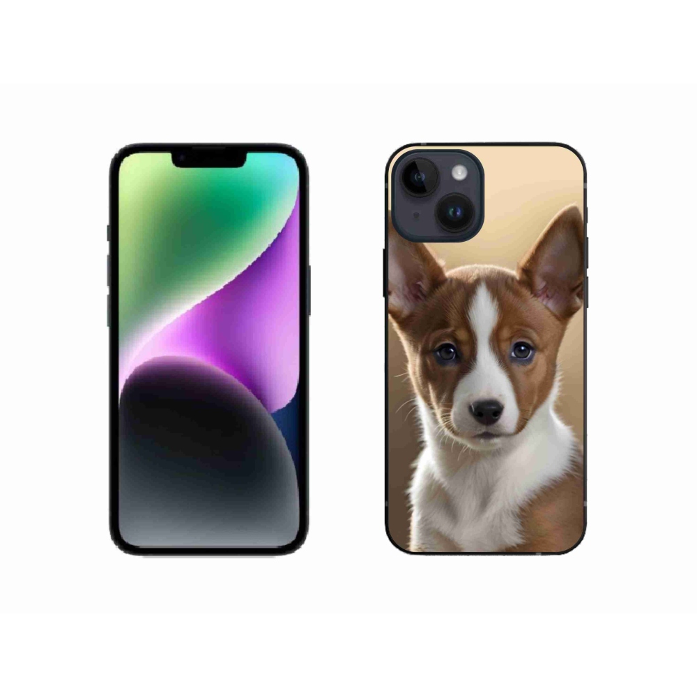 Gélový kryt mmCase na iPhone 14 - basenji