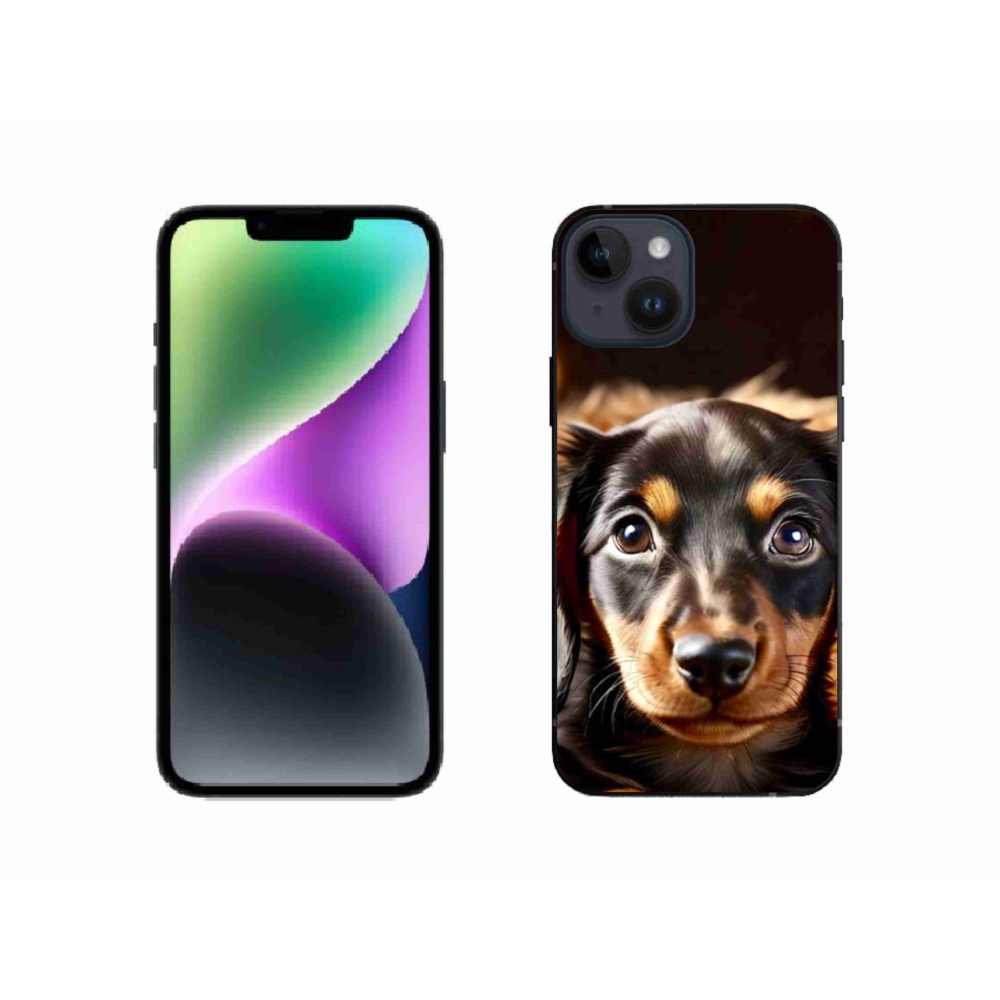 Gélový kryt mmCase na iPhone 14 - jazvečík