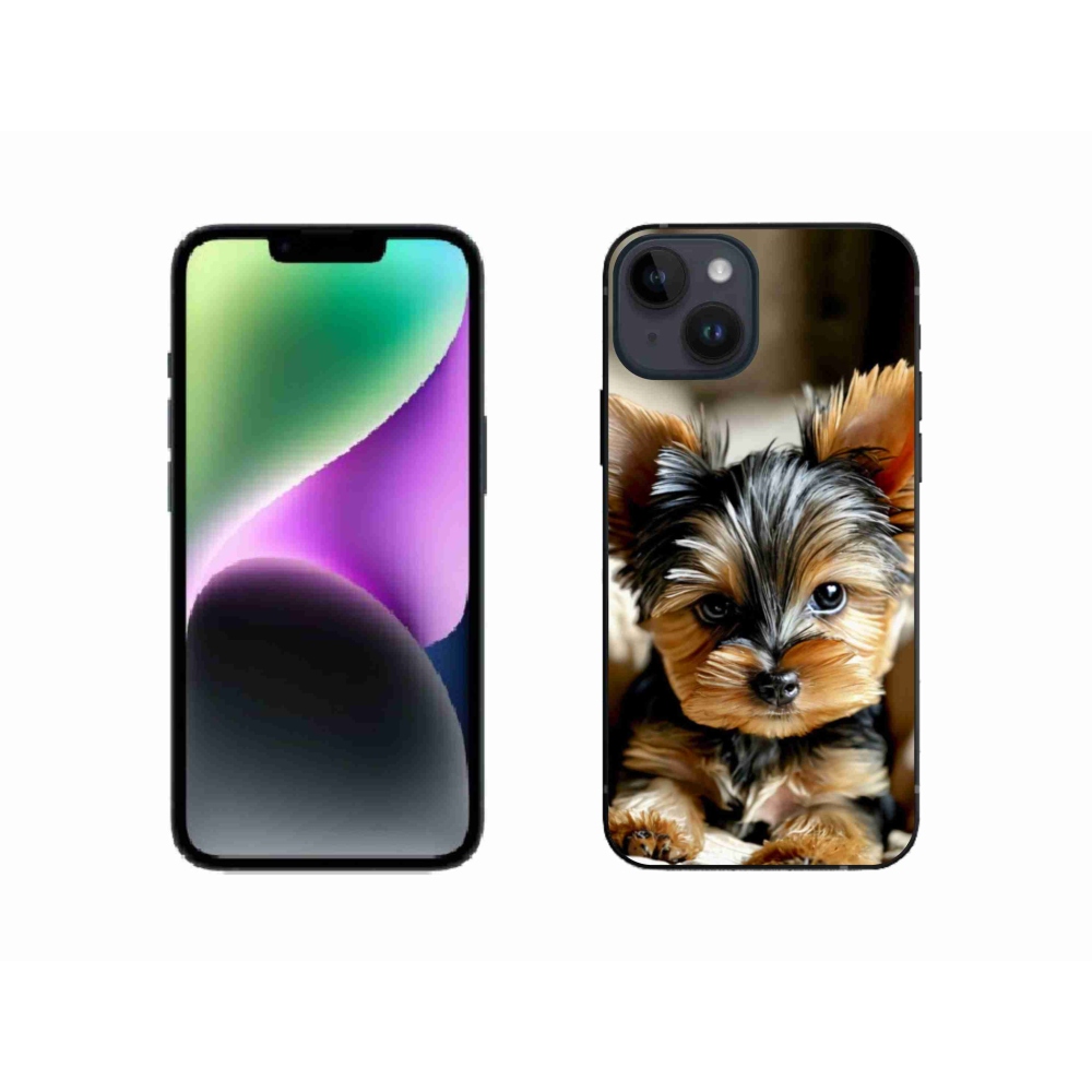 Gélový kryt mmCase na iPhone 14 - yorkšír 11