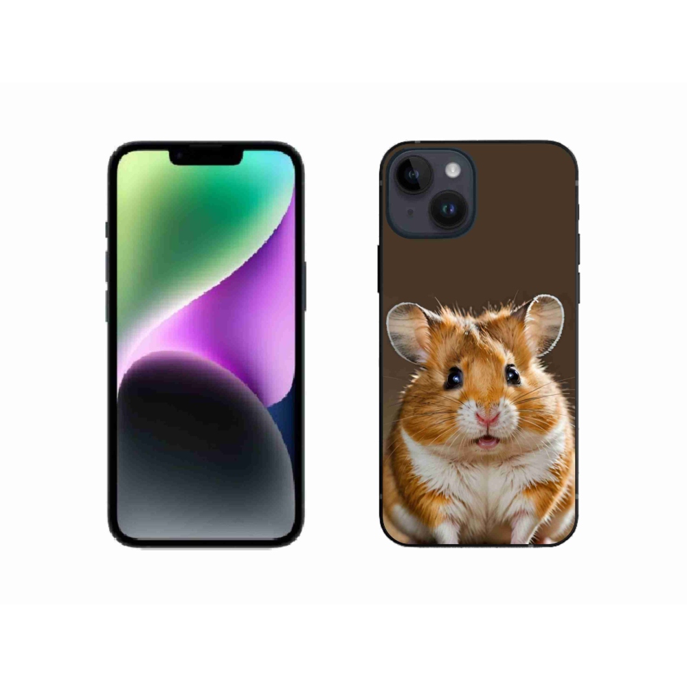 Gélový kryt mmCase na iPhone 14 - škrečok
