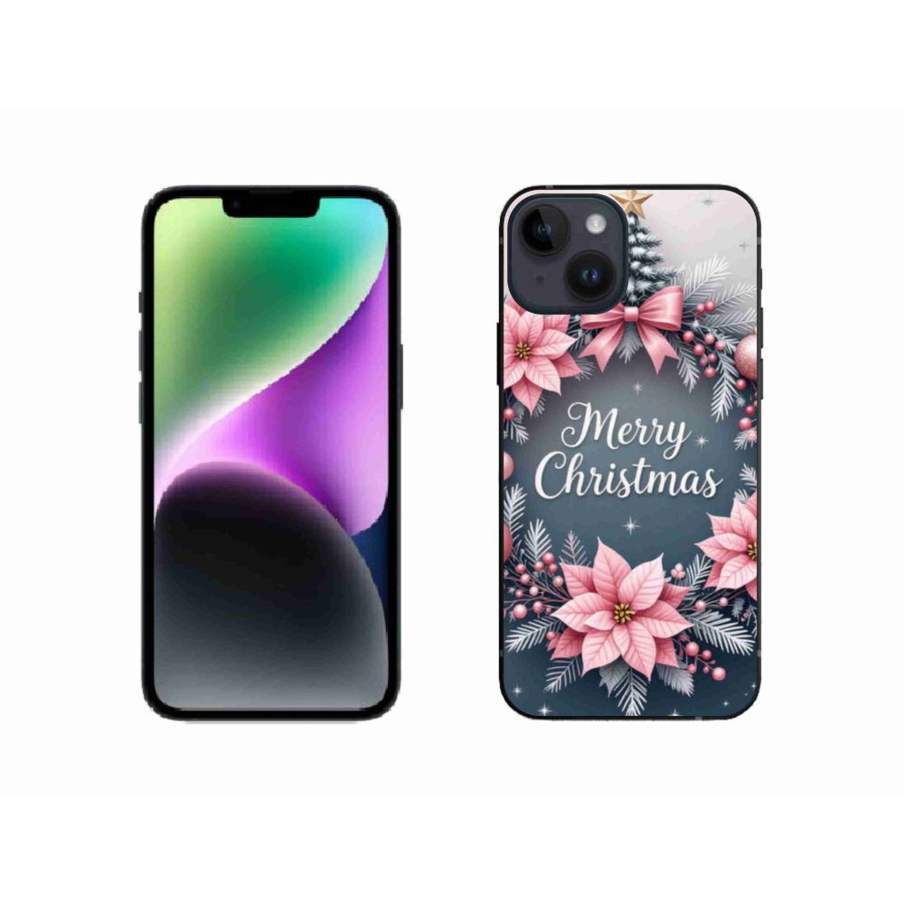 Gélový kryt mmCase na iPhone 14 - merry christmas