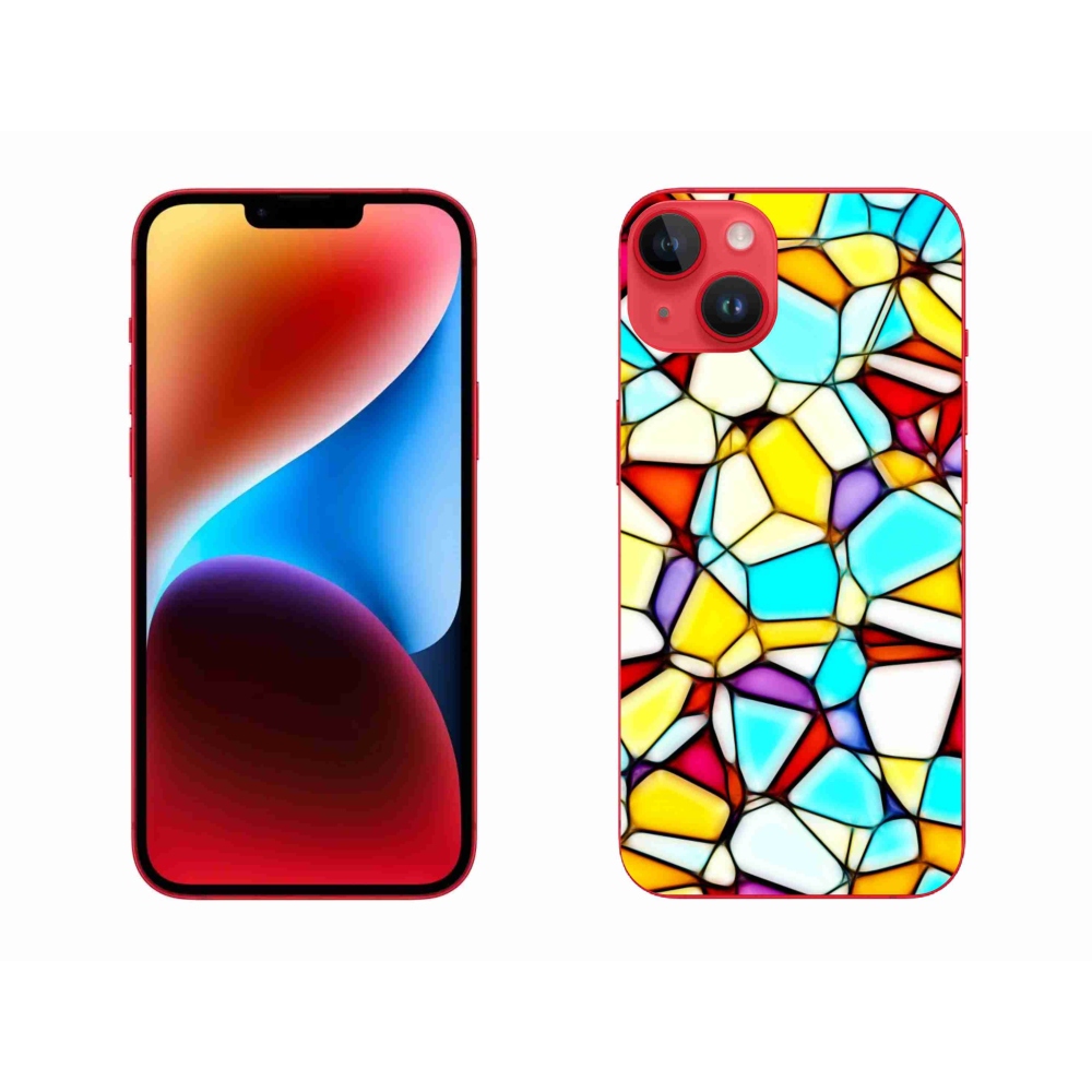 Gélový kryt mmCase na iPhone 14 Plus - abstraktný motív 40