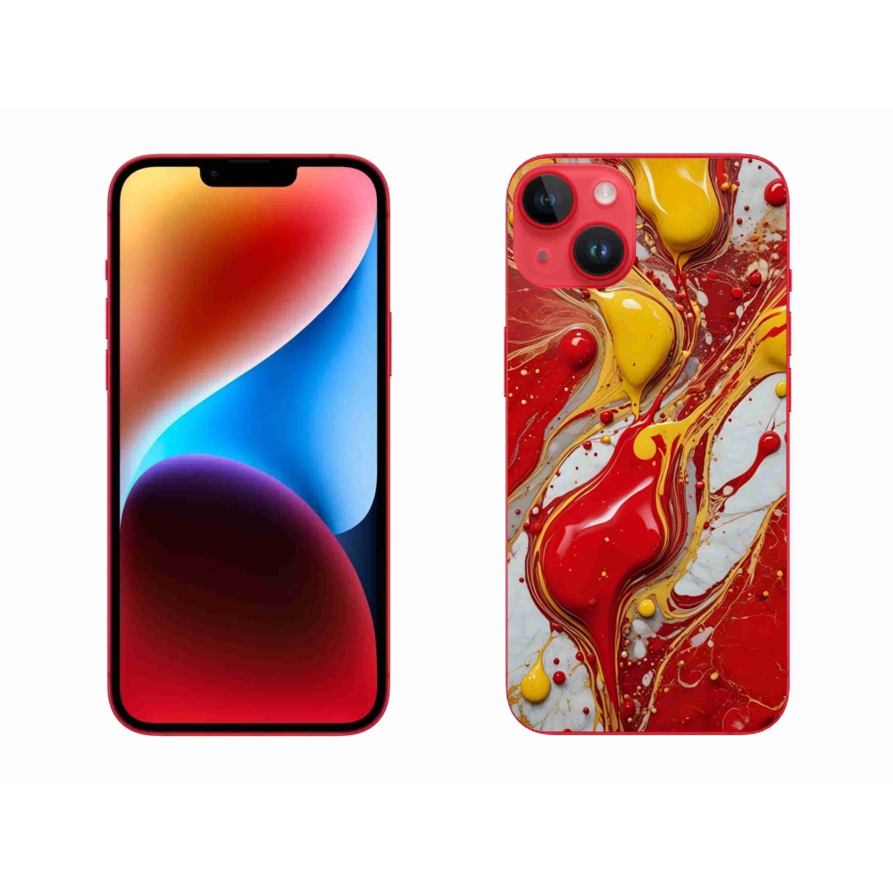 Gélový kryt mmCase na iPhone 14 Plus - abstraktný motív 42