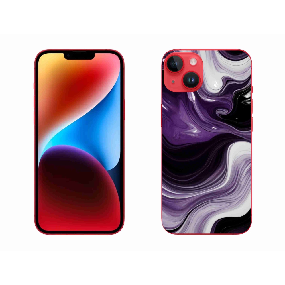 Gélový kryt mmCase na iPhone 14 Plus - abstraktný motív 46