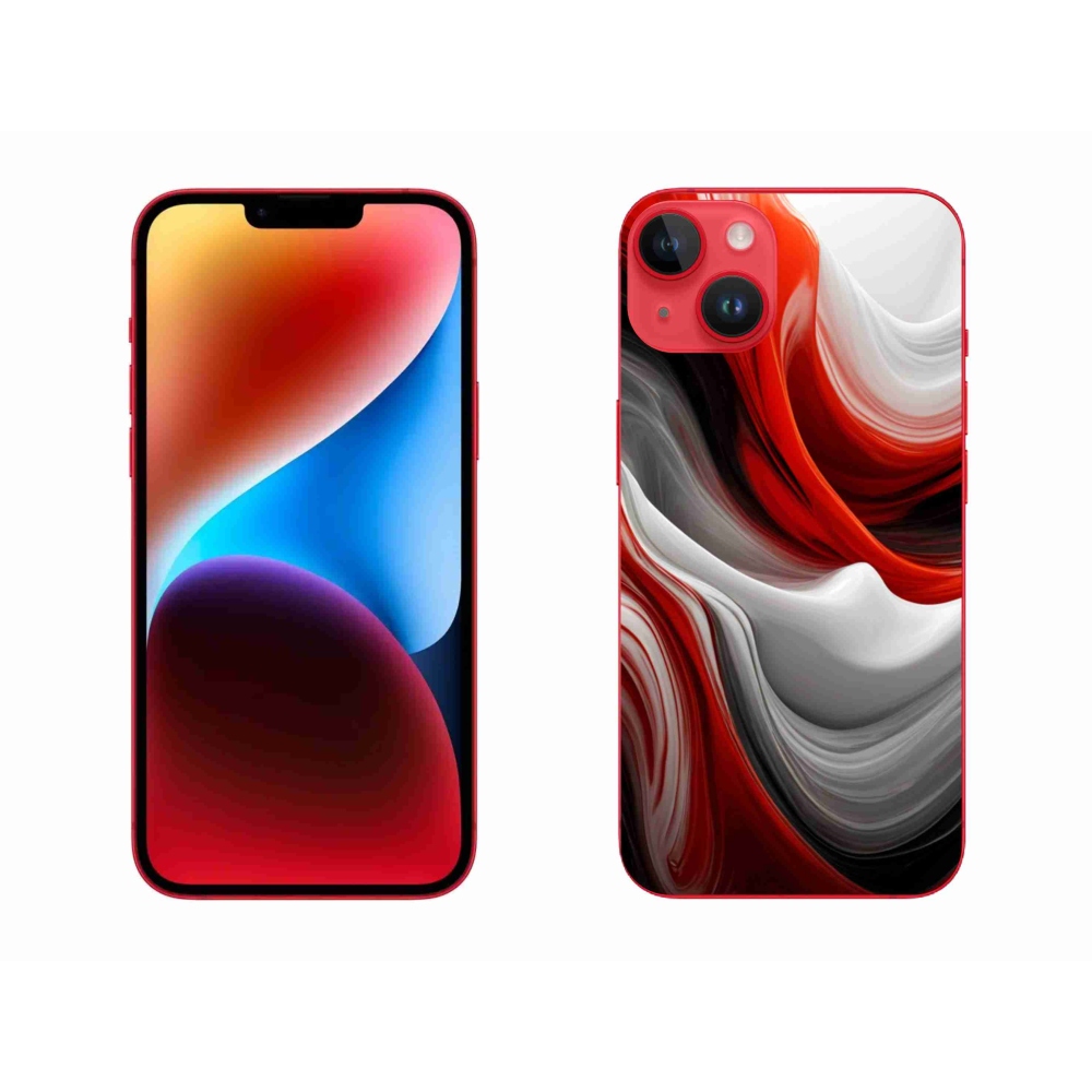 Gélový kryt mmCase na iPhone 14 Plus - abstraktný motív 47