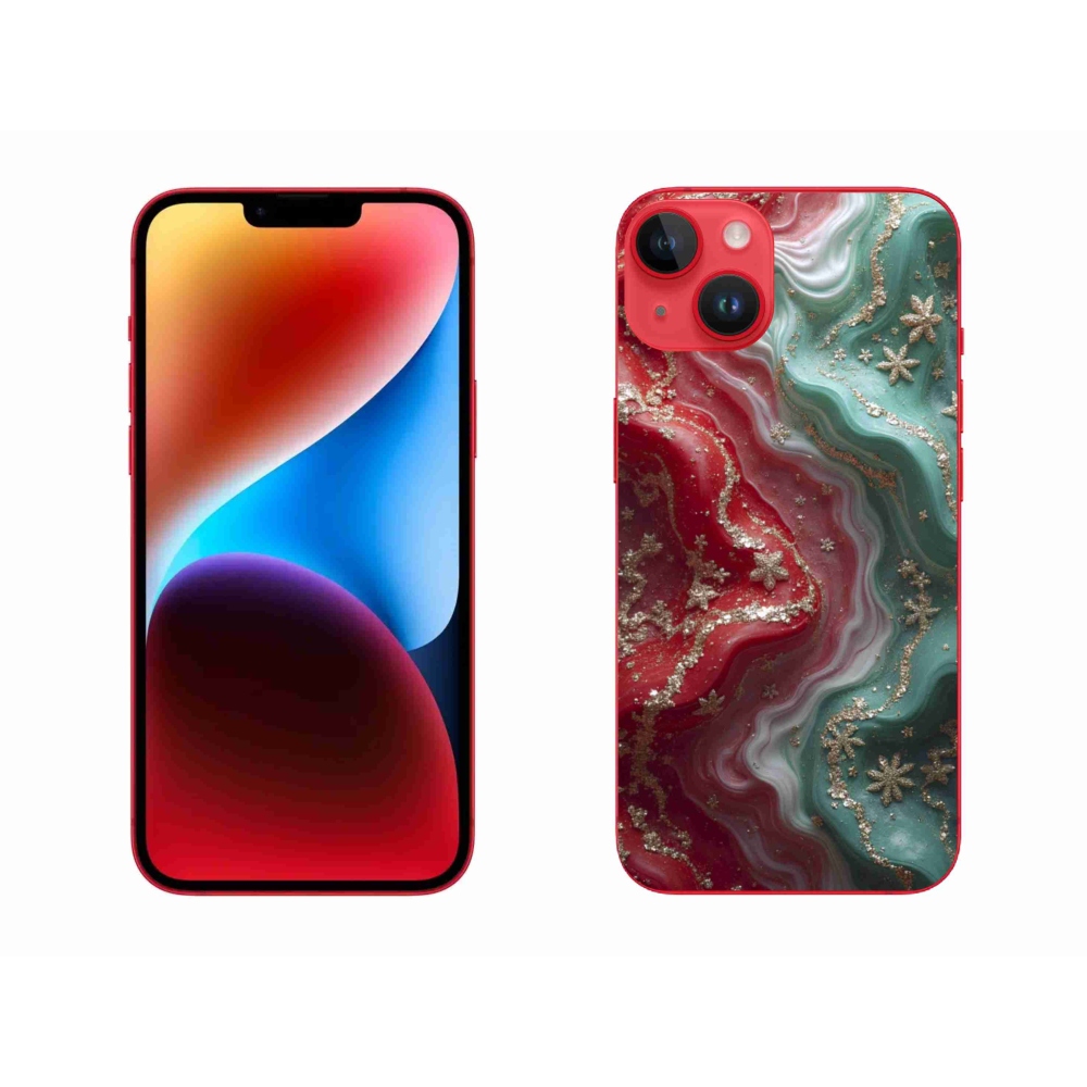 Gélový kryt mmCase na iPhone 14 Plus - abstraktný motív 54