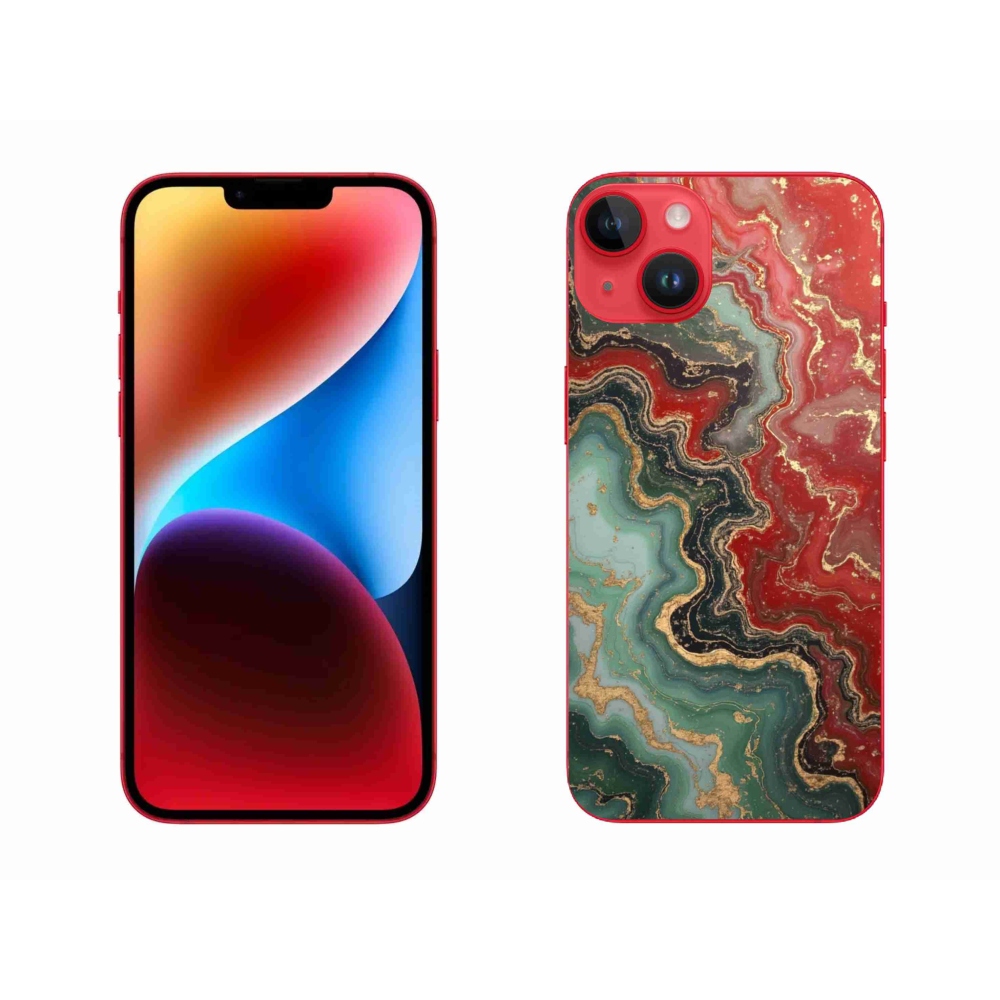 Gélový kryt mmCase na iPhone 14 Plus - abstraktný motív 55