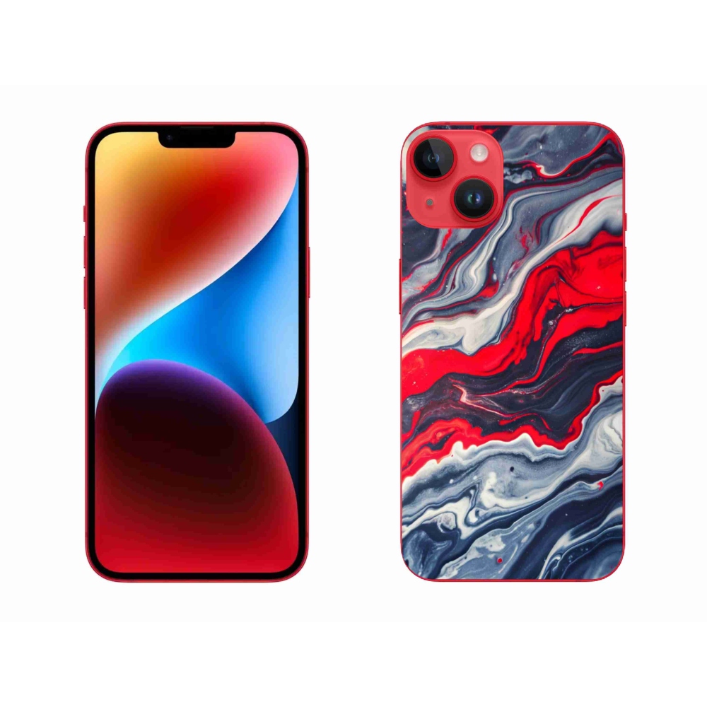 Gélový kryt mmCase na iPhone 14 Plus - abstraktný motív 59