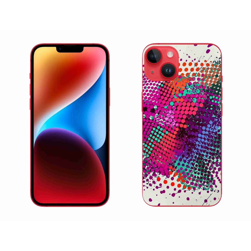 Gélový kryt mmCase na iPhone 14 Plus - abstraktný motív 65