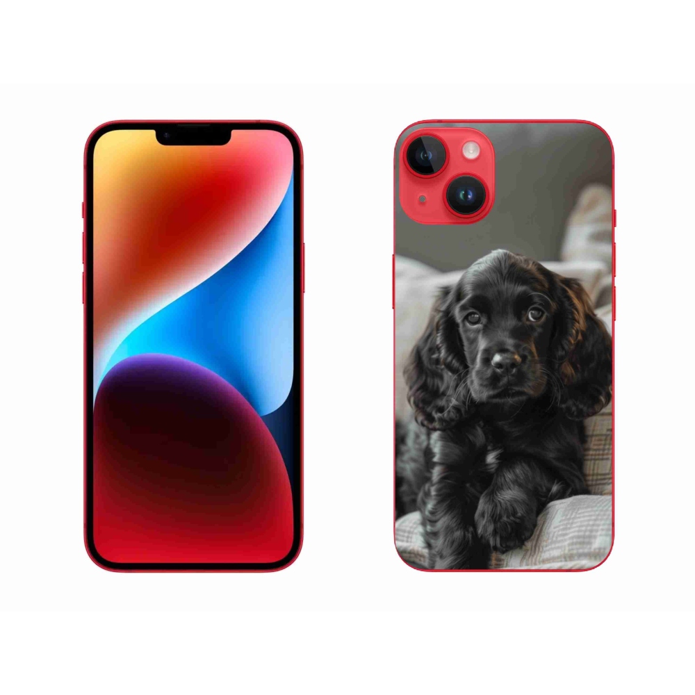 Gélový kryt mmCase na iPhone 14 Plus - anglický kokeršpaniel