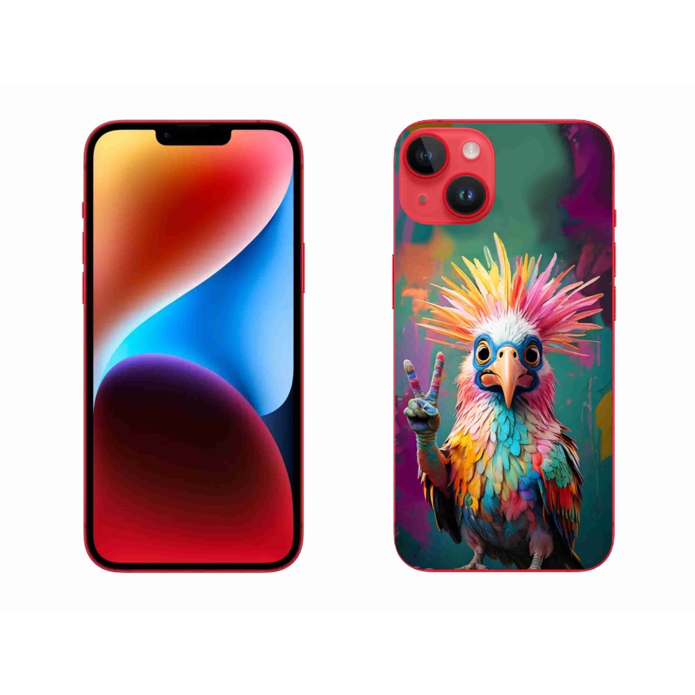 Gélový kryt mmCase na iPhone 14 Plus - farebný rebel