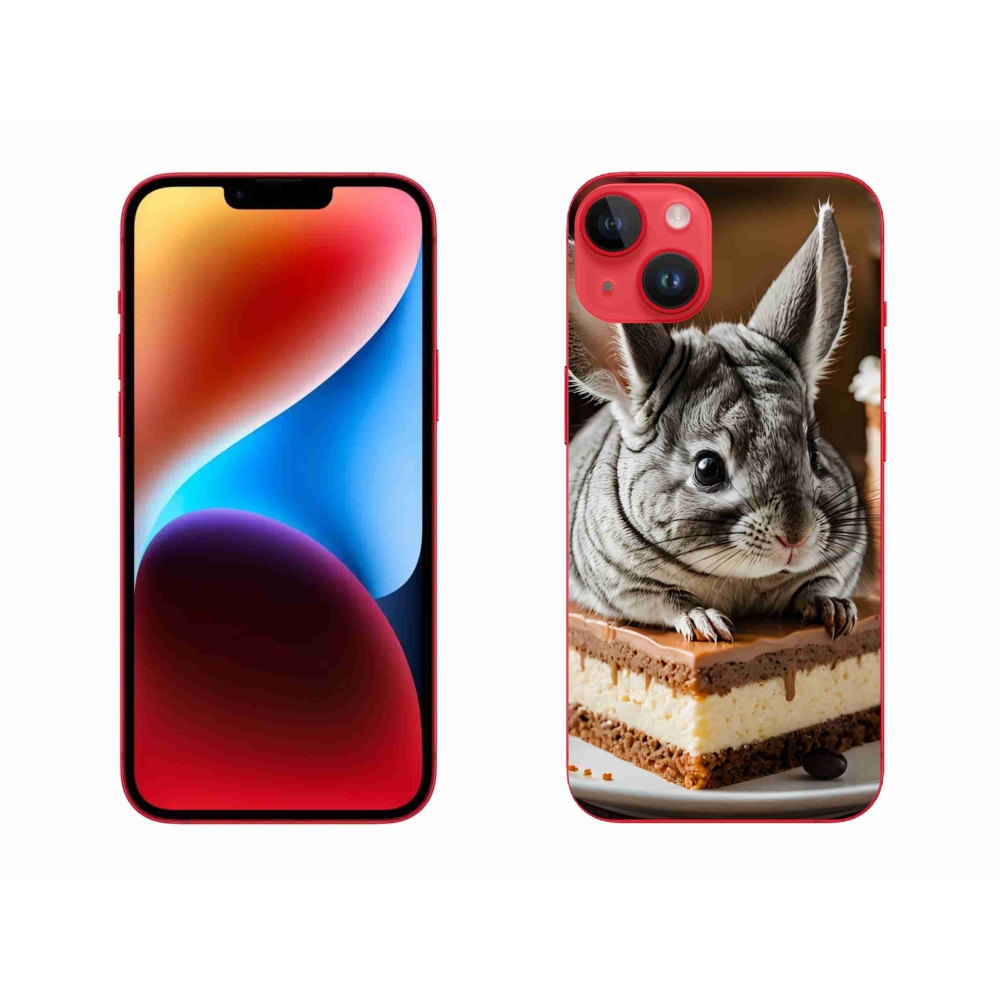 Gélový kryt mmCase na iPhone 14 Plus - činčila