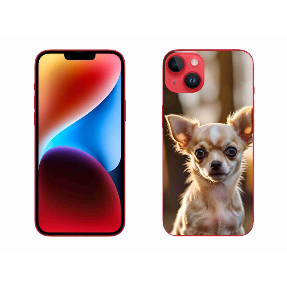 Gélový kryt mmCase na iPhone 14 Plus - čivava 6