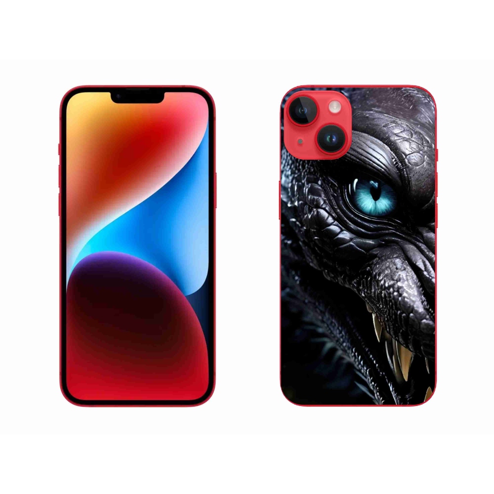 Gélový kryt mmCase na iPhone 14 Plus - dračí pohľad